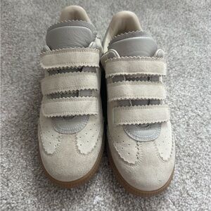 Isabel Marant Beth Suede Low-Top Sneakers